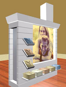 Smith Forester Diplay stand in Ripley at Jockey Plaza Mall