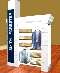Smith Forester Diplay stand in Ripley at Jockey Plaza Mall