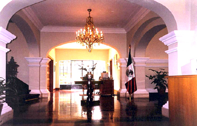 Mexican Embassy lobby